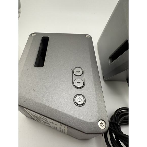 Bose Computer MusicMonitor Multimedia Speaker System Silver w/Adapter Cable Used - Picture 4 of 5